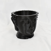 3D Printed Buddha head plant pot. Modern stylish planter decor - great for cacti and succulents, or as a flower pot. Gift idea!