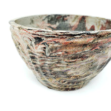 Marbled Concrete Wave Bowl Planter | Geometric Design | Indoor/Outdoor Plant Pot | Multiple Color Options