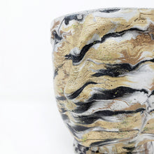 Marbled Concrete Four Faced Head Planter | Innovative Buddha Pot Remix | Ideal for Cacti & Succulents | 3D Planted