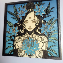 Ozra - Layered Laser Cut Wall Art - 3D Mandala Shadow Box