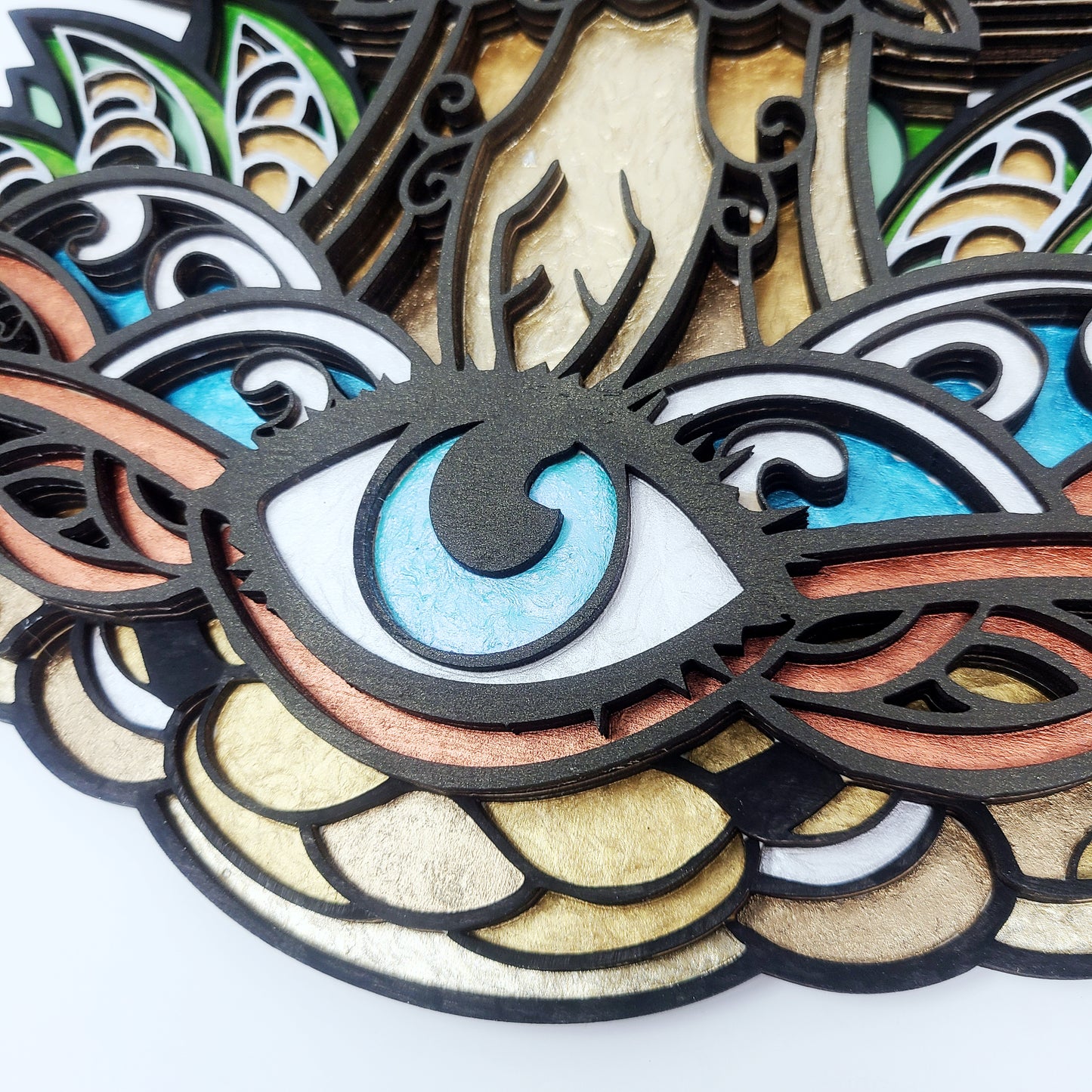 Mushroom Layered Wood Wall Art