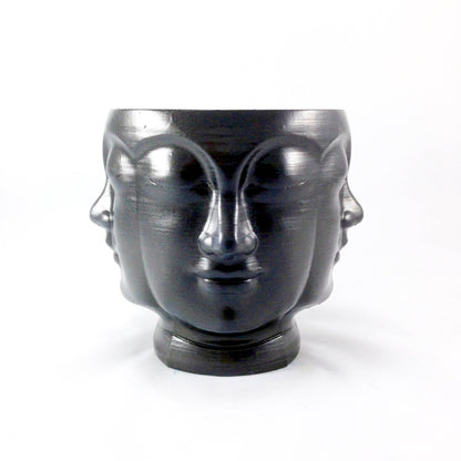 3D Printed Multi head plant pot. Modern stylish planter decor - great for cacti and succulents, or as a flower pot. Gift idea!