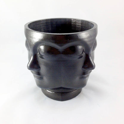 3D Printed Multi head plant pot. Modern stylish planter decor - great for cacti and succulents, or as a flower pot. Gift idea!