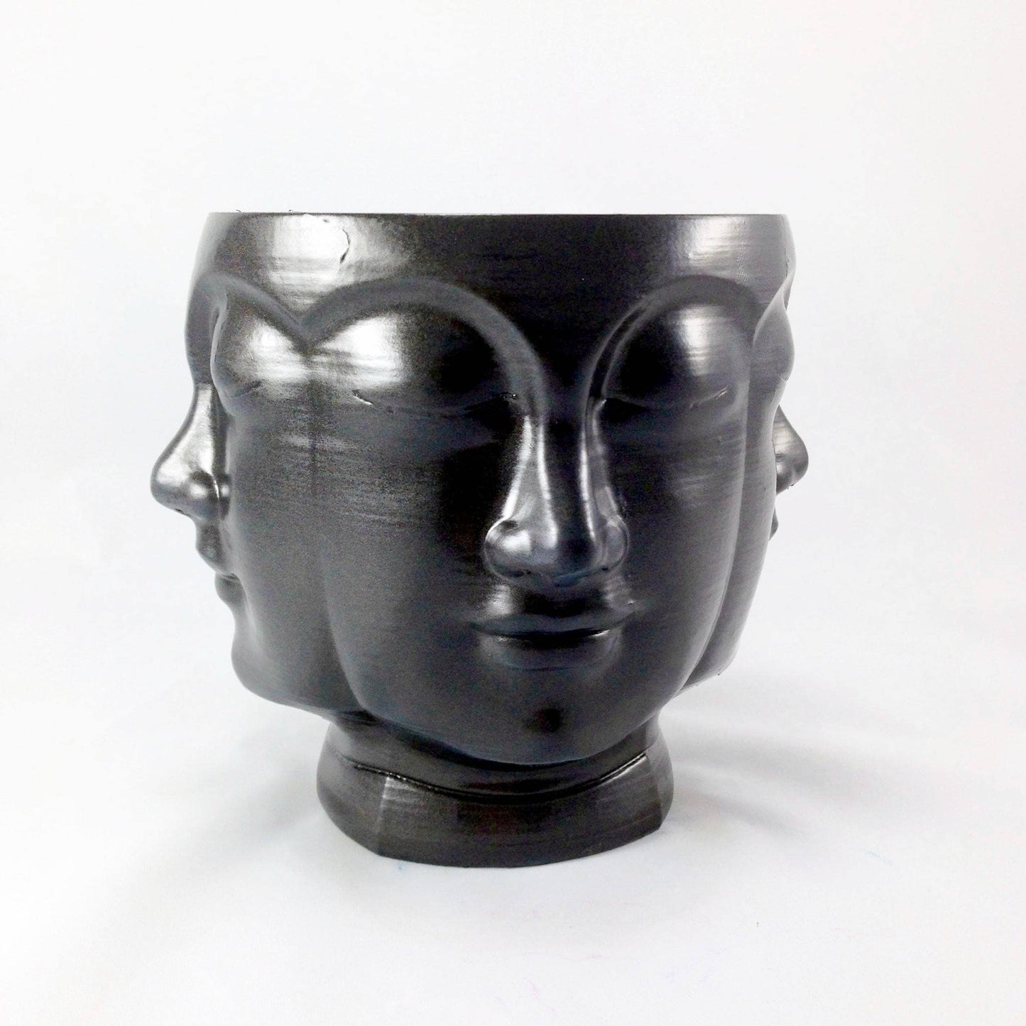 3D Printed Multi head plant pot. Modern stylish planter decor - great for cacti and succulents, or as a flower pot. Gift idea!