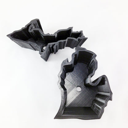 3D Printed Michigan Bonsai Planter Set - Upper and Lower Peninsula - Succulent Plant Pot - Cactus Planter - Indoor Plant Pot Gardening Gift