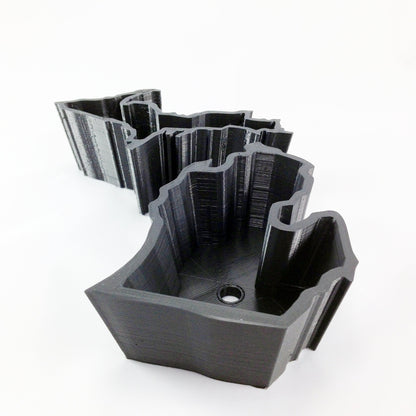 3D Printed Michigan Bonsai Planter Set - Upper and Lower Peninsula - Succulent Plant Pot - Cactus Planter - Indoor Plant Pot Gardening Gift