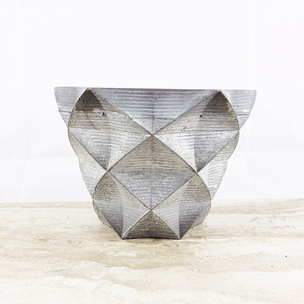 Concrete Planter Star Geometric - Indoor/Outdoor Plant Pot