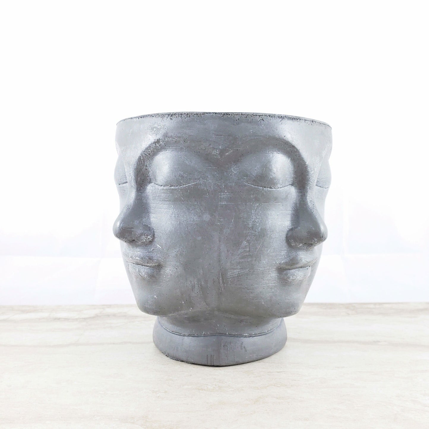 Concrete Planter Faces - Head Pot - Indoor/Outdoor Plant Pot
