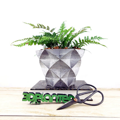 Concrete Planter Star Geometric - Indoor/Outdoor Plant Pot