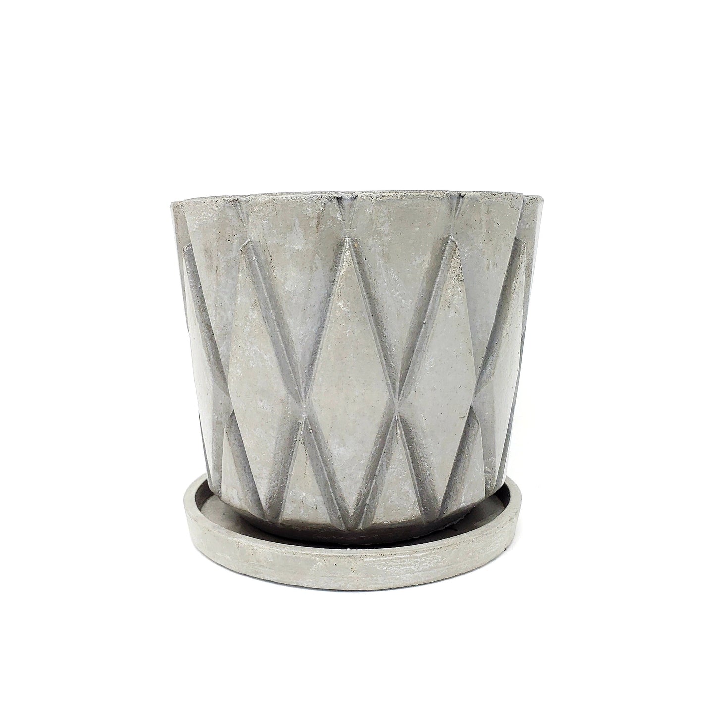 Concrete Planter Large Lattice - Indoor/Outdoor Plant Pot