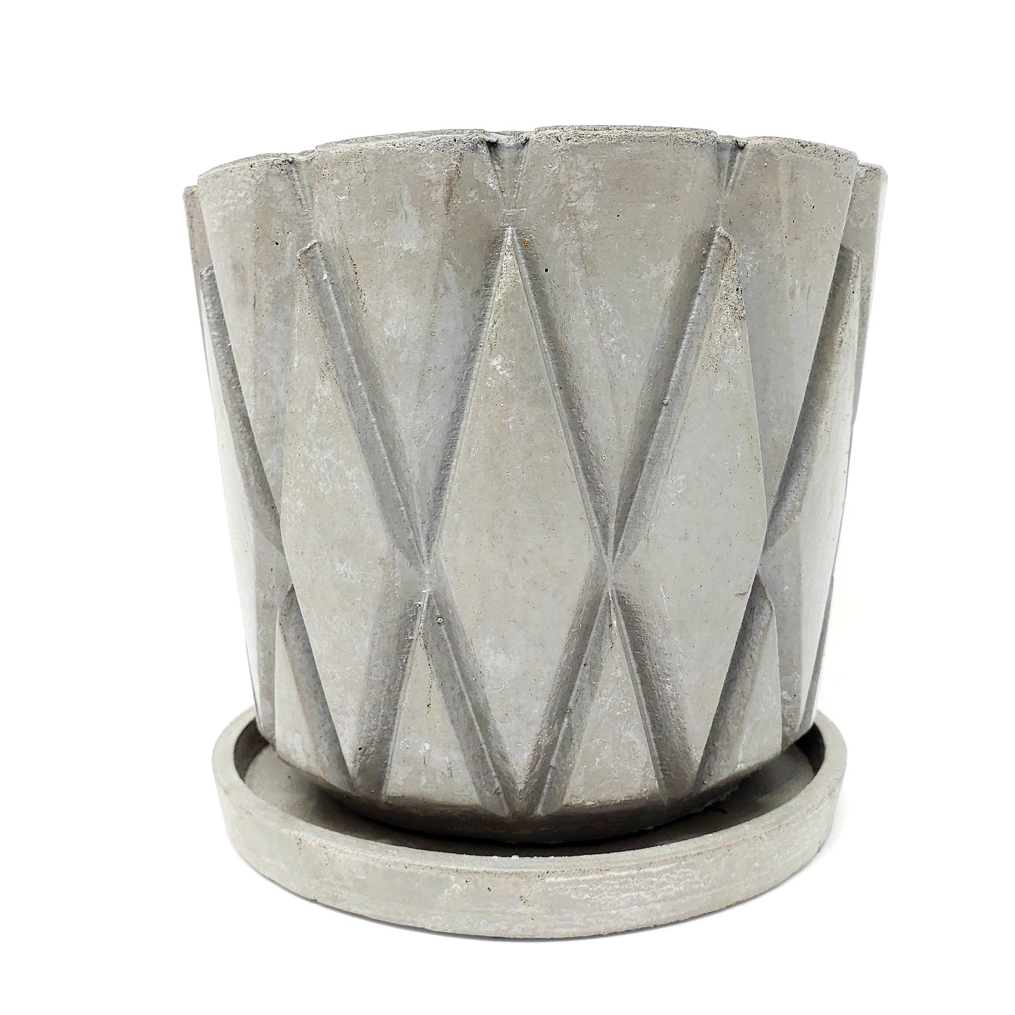 Concrete Planter Large Lattice - Indoor/Outdoor Plant Pot