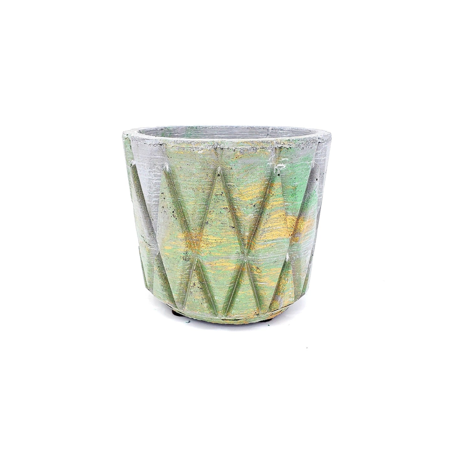 Geometric Lattice Planter from Concrete Multicolor Indoor Outdoor Plant Flower Pot Modern Contemporary Creative Cactus Container Gift