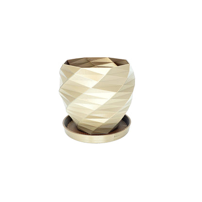 SET OF 3 - 3D Printed Geometric Mini Plant Pots - Modern Indoor Houseplant Planters - Perfect for Cacti, Succulents, or Seedlings!