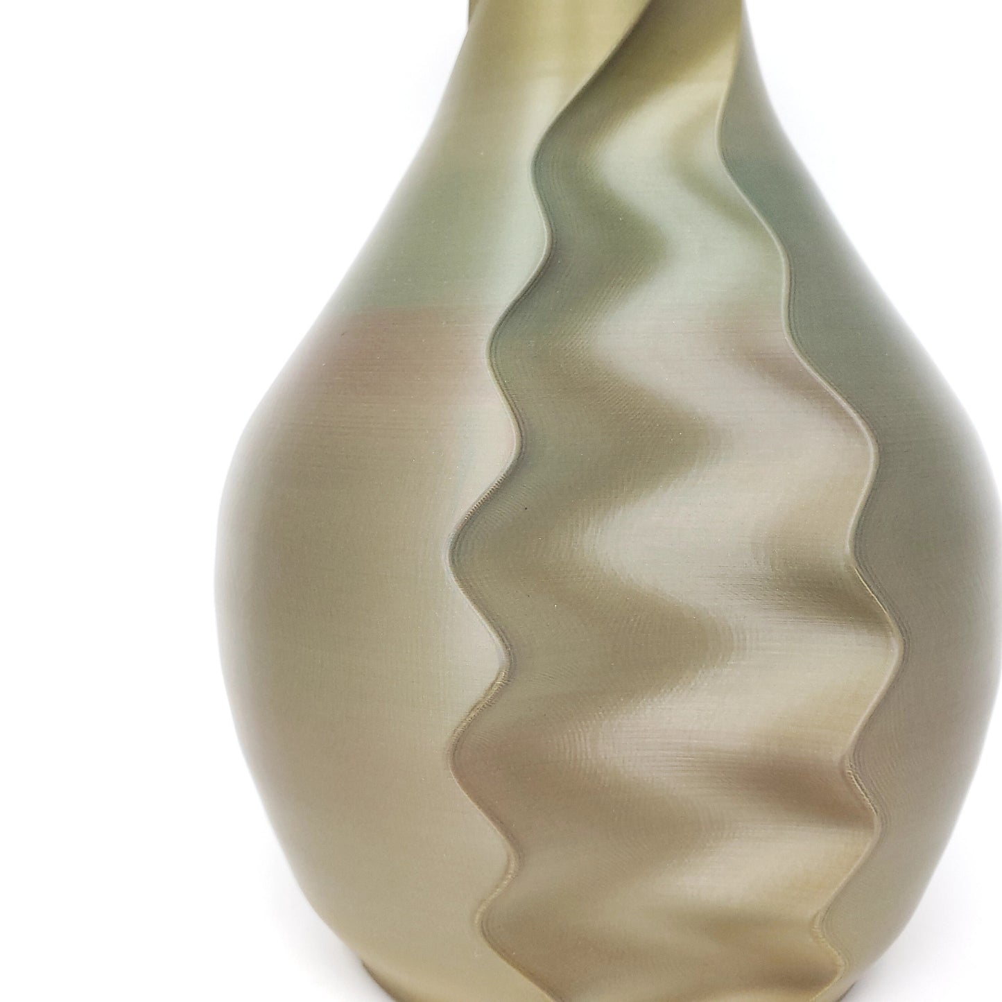 3D Printed Geometric Vase for Flowers - 12" - Multicolor, One of a Kind!