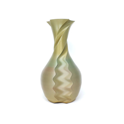 3D Printed Geometric Vase for Flowers - 12" - Multicolor, One of a Kind!