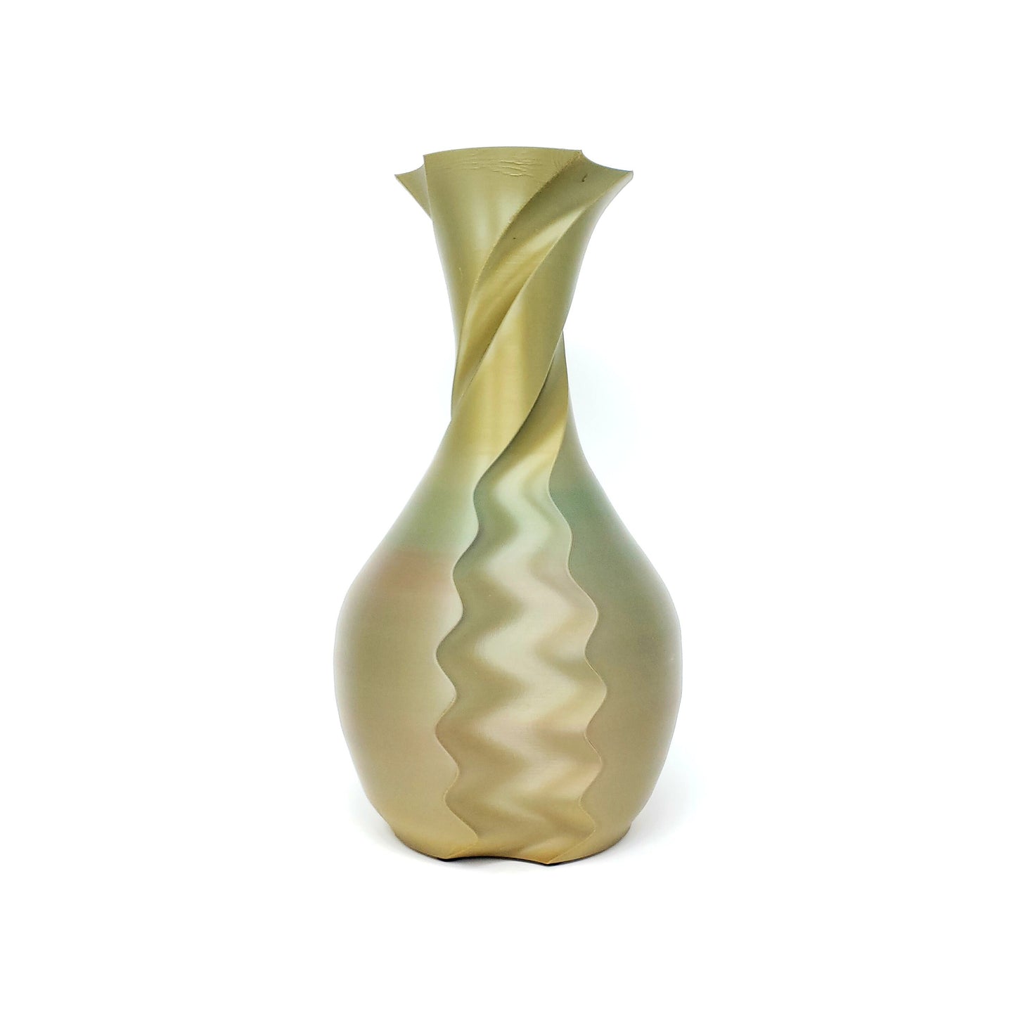 3D Printed Geometric Vase for Flowers - 12" - Multicolor, One of a Kind!