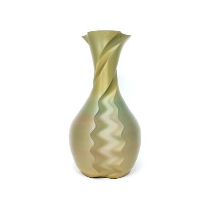 3D Printed Geometric Vase for Flowers - 12" - Multicolor, One of a Kind!