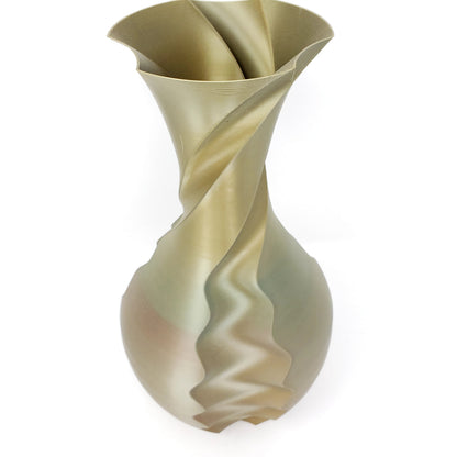 3D Printed Geometric Vase for Flowers - 12" - Multicolor, One of a Kind!