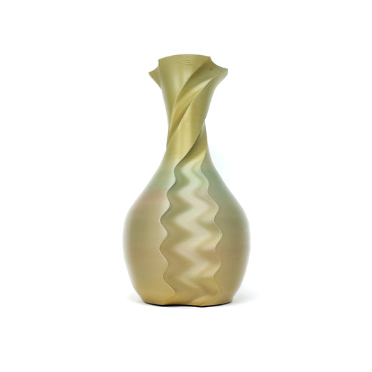 3D Printed Geometric Vase for Flowers - 12" - Multicolor, One of a Kind!