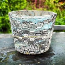 Marbled Concrete Honeycomb Planter | Geometric Design | Indoor/Outdoor | Multiple Color Options